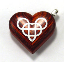 Load image into Gallery viewer, 5211 Natural Double Infinity Illusionist Locket Rosewood Burgundy