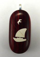 Load image into Gallery viewer, 5636 Defective Thin Sail Boat - Dolphin Illusionist Locket