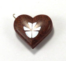 Load image into Gallery viewer, 5652 Thin Silver Butterfly Illusionist Locket Camelthorn Wood
