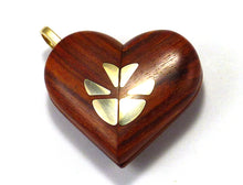 Load image into Gallery viewer, 5768 Rosa Wood Gold Butterfly Illusionist Locket