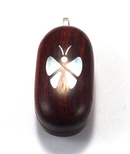 Load image into Gallery viewer, B254 Cremation Ash Silver Butterfly Locket With Secret Compartments