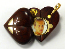 Load image into Gallery viewer, B265 Cremation Ash Gold Butterfly Locket With Secret Compartments