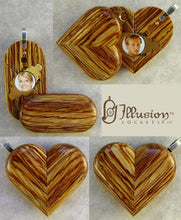 Load image into Gallery viewer, 3077 Thin No Image Wood Illusionist Locket