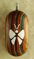 Load image into Gallery viewer, 3688 Slim Unique Wood Illusionist Locket