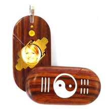 Load image into Gallery viewer, 3885 Thin Kingwood Thin Yin Yang Illusionist Locket
