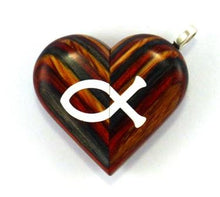 Load image into Gallery viewer, 4068 Thin Cross Locket That Transforms Into Christian Fish Illusionist Locket