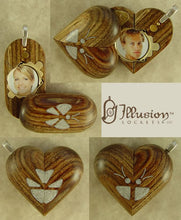 Load image into Gallery viewer, 4159 Slim Magic Wood Illusionist Locket