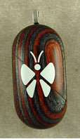 Load image into Gallery viewer, 4487 Slim Unique Wood Illusionist Locket