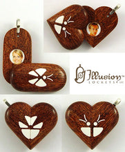 Load image into Gallery viewer, 4946 Natural Camelthorn Wood Illusionist Locket
