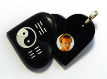 Load image into Gallery viewer, 4971 Natural Yin Yang Ebony Wood Illusionist Locket