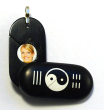 Load image into Gallery viewer, 4971 Natural Yin Yang Ebony Wood Illusionist Locket