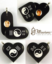 Load image into Gallery viewer, 4971 Natural Yin Yang Ebony Wood Illusionist Locket