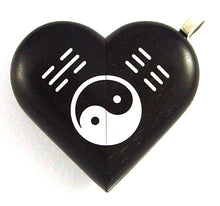 Load image into Gallery viewer, 4971 Natural Yin Yang Ebony Wood Illusionist Locket