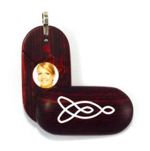 Load image into Gallery viewer, 5419 Natural Celtic Knot Illusionist Locket
