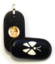 Load image into Gallery viewer, 5427 Natural Ebony Wood Butterfly Illusionist Locket
