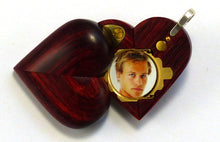 Load image into Gallery viewer, 5467 Slim Rosewood Burgundy Illusionist Locket