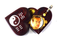 Load image into Gallery viewer, B165 Cremation Ash Yin Yang Illusionist Locket with Secret Compartments