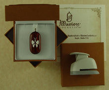 Load image into Gallery viewer, 0005 Thin Butterfly Illusionist Locket Rosewood Burgundy