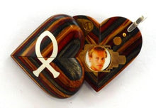 Load image into Gallery viewer, 4322 Thin Cross Locket That Transforms Into Christian Fish Illusionist Locket