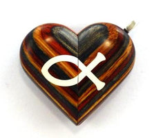 Load image into Gallery viewer, 4322 Thin Cross Locket That Transforms Into Christian Fish Illusionist Locket