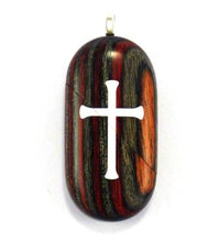 Load image into Gallery viewer, 4128 Thin Cross Locket That Transforms Into Christian Fish Illusionist Locket