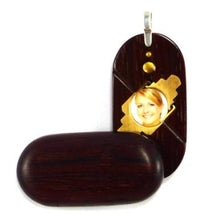 Load image into Gallery viewer, 0007 Thin No Image Illusionist Locket Coco Bolo Wood