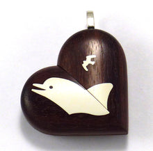 Load image into Gallery viewer, 4345 Thin Sail Boat - Dolphin Illusionist Locket
