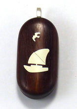 Load image into Gallery viewer, 4345 Thin Sail Boat - Dolphin Illusionist Locket
