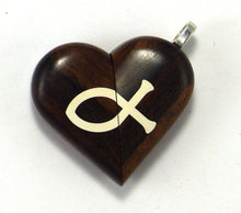 Load image into Gallery viewer, 4129 Thin Cross - Christian Fish Illusionist Locket
