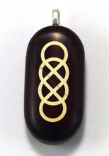 Load image into Gallery viewer, 4761 Double Infinity Illusionist Locket Coco Bolo Wood
