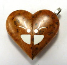 Load image into Gallery viewer, 5736 Thin Cherry Burl Wood Illusionist Locket
