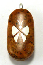 Load image into Gallery viewer, 5736 Thin Cherry Burl Wood Illusionist Locket
