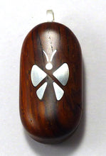 Load image into Gallery viewer, 5787 Silver Butterfly Coco Bolo Wood Illusionist Locket

