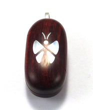 Load image into Gallery viewer, B254 Cremation Ash Silver Butterfly Locket With Secret Compartments

