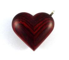 Load image into Gallery viewer, B021 Cremation Ash Locket With Secret Compartments Rosewood Burgundy Illusionist Locket
