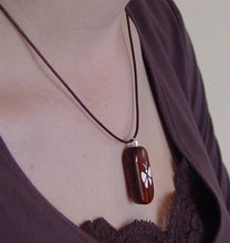 Load image into Gallery viewer, 5737 Amboyna Burl Wood Illusionist Locket With 14 ct Gold Bail
