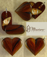 Load image into Gallery viewer, 3203 Thin Coco Bolo Wood Illusionist Locket
