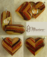 Load image into Gallery viewer, 3812 Thin No Image Wood Illusionist Locket
