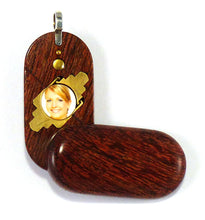Load image into Gallery viewer, 4105 Thin Camelthorn Wood Illusionist Locket
