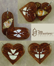 Load image into Gallery viewer, 4206 Thin Camelthorn Wood Illusionist Locket
