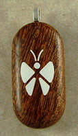 4206 Thin Camelthorn Wood Illusionist Locket