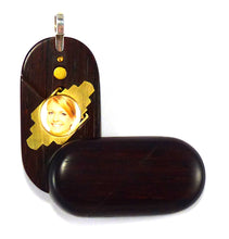 Load image into Gallery viewer, 4687 Thin Coco Bolo Wood Illusionist Locket
