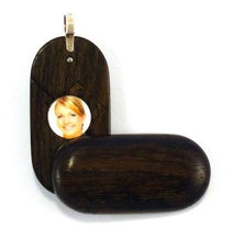 Load image into Gallery viewer, 5045 Natural Zircote Wood Illusionist Locket
