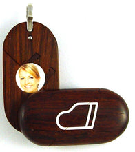 Load image into Gallery viewer, 5215 Natural Coco Bolo Wood Piano Music Note Illusionist Locket
