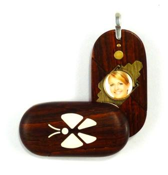 0002 Thin Butterfly Illusionist Locket Lighter Coco Bolo Wood