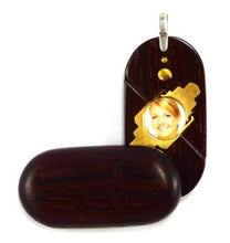 Load image into Gallery viewer, 0007 Thin No Image Illusionist Locket Coco Bolo Wood
